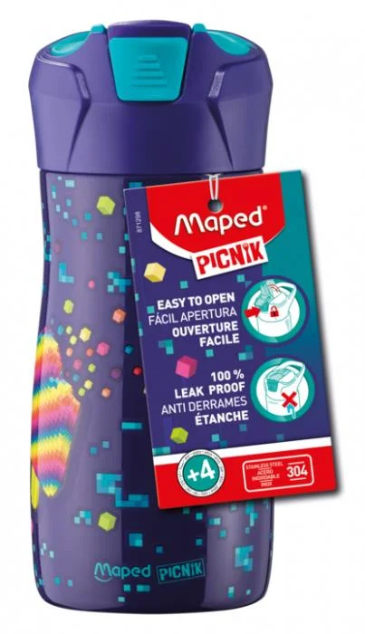 MAPED MATARA PICNIK 430 ML PASLANMAZ ÇELİK PIXEL 871298