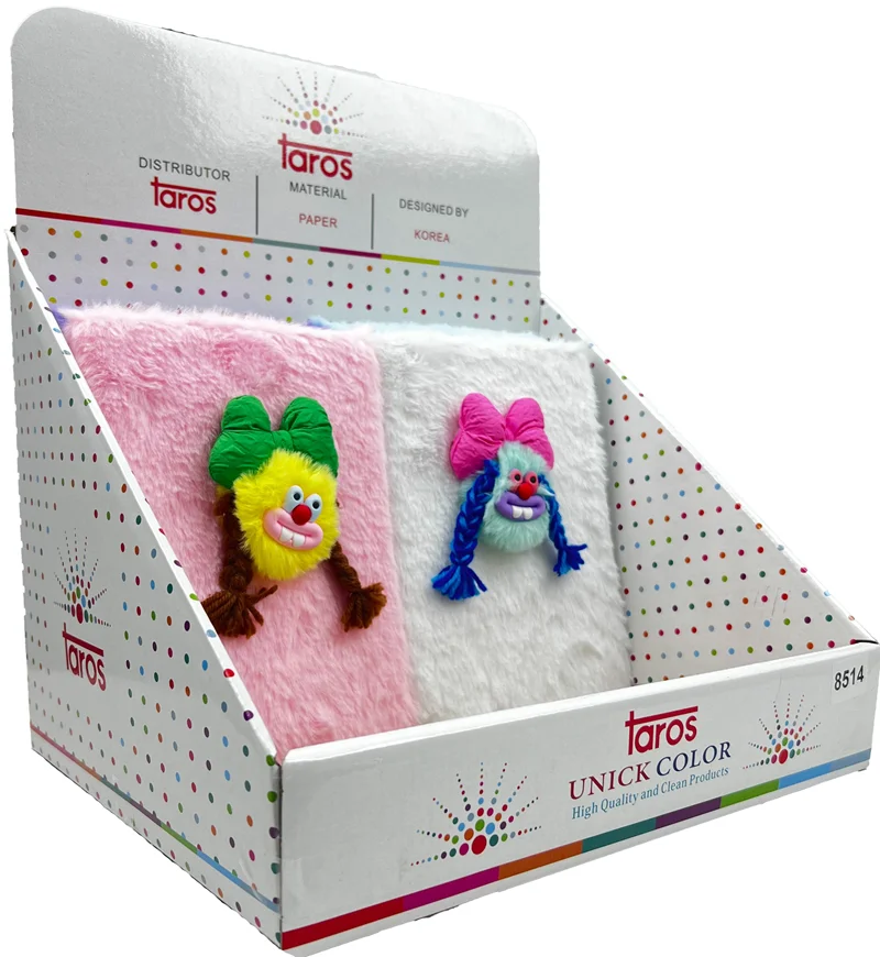 UNICK COLOR PELUŞ DEFTER A5 ÖRGÜLÜ KIZ 8514