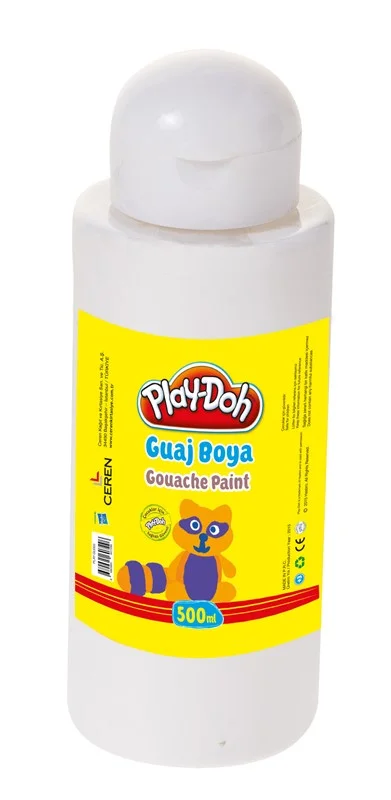 PASİF PLAY-DOH GUAJ BOYA 500 ML. BEYAZ PLAY-GU007