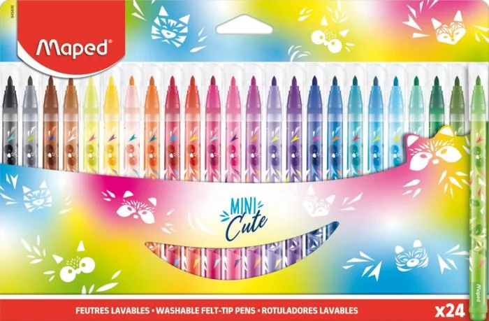 MAPED KEÇELİ KALEM MİNİ CUTE 24 LÜ 845406