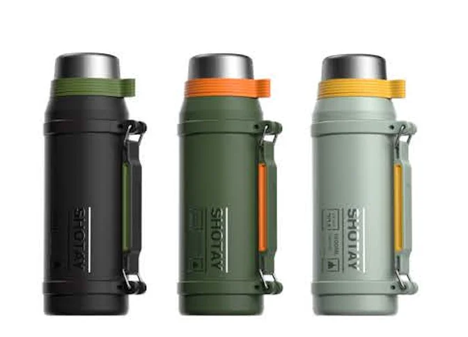 SHOTAY MATARA ÇELİK TERMOS 2000 ML CAMPER LARGE (4 ASS.) SHT-ST-8217