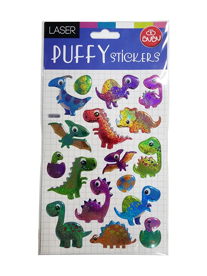 BU-BU DAMLA STICKERS DİNAZOR 12,5X23,5 BUBU-PUF-6208