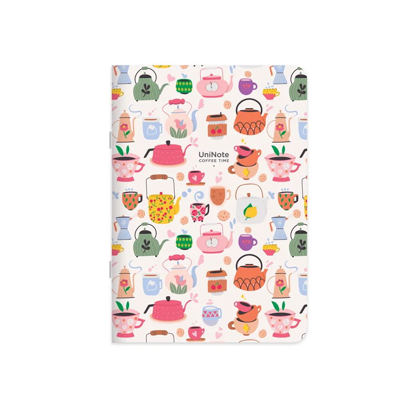 KESKİN 18,5*26 48 YP DÜZ TEL DİK. KUŞE KAP.UNİNOTE COFFEE TİME DEFTER 381840-99
