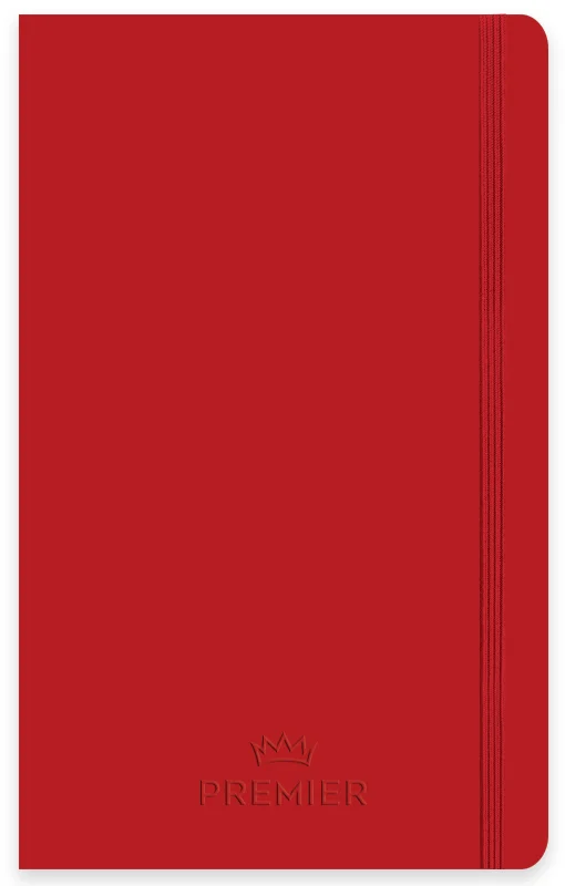 KESKİN DEFTER PREMİER 9x14 CİLTLİ KIRMIZI 80 YP. ÇİZGİLİ 410604-99