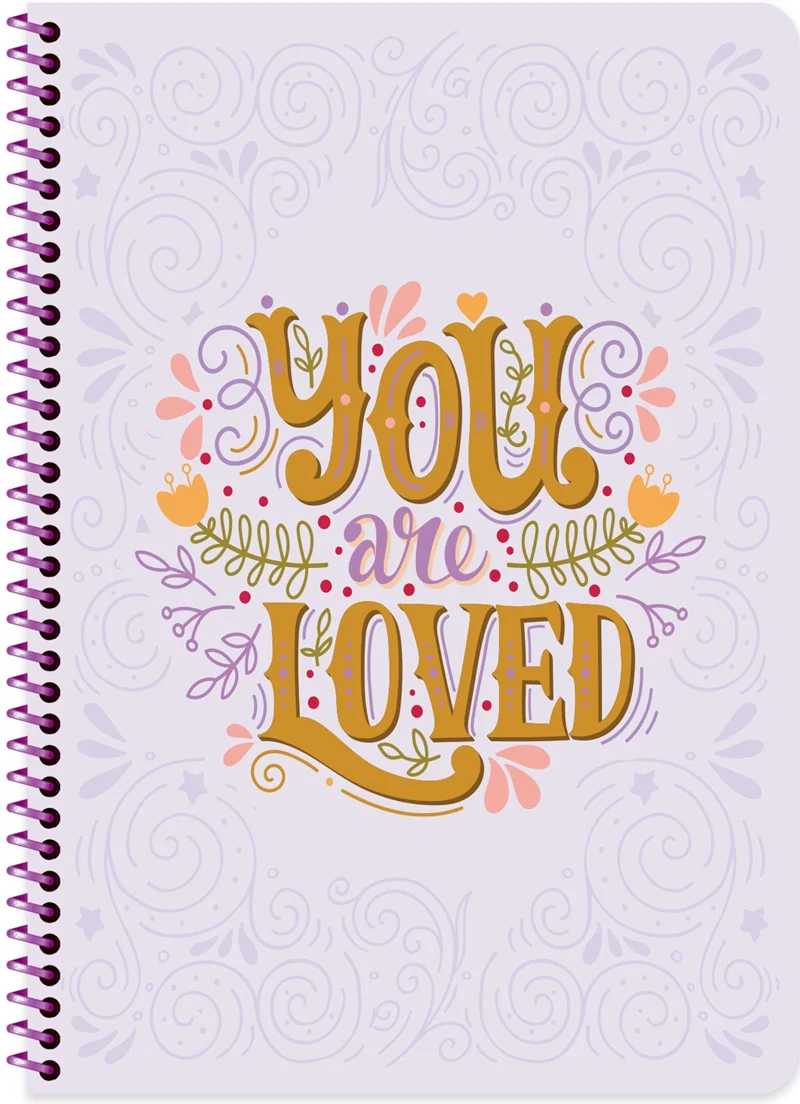 KESKİN DEFTER MOTTO A4 PP KAPAK SPİRALLİ 80 YP. ÇİZGİLİ 322221-99