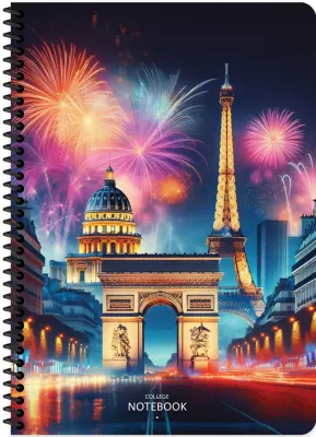 KESKİN DEFTER CİTY A4 PP KAPAK SPİRALLİ 80 YP. KARELİ 323022-99