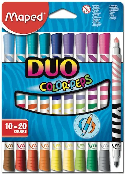MAPED KEÇELİ KALEM COLOR'PEPS DUO 10 LU 847010