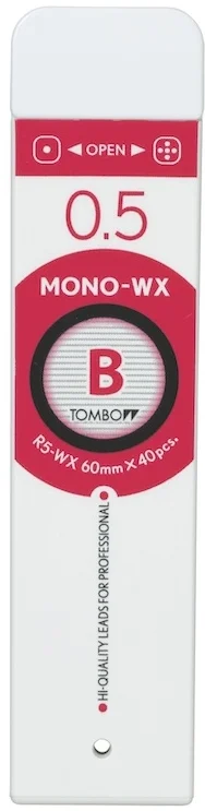TOMBOW MİN MONO-WX PROFESYONEL 0.5 B 40 LI TÜP T-R5-WX B LIV