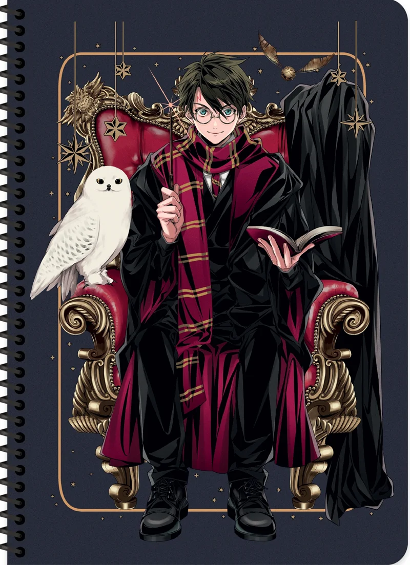 KESKİN DEFTER HARRY POTTER A4 KARTON KAPAK SPİRALLİ 80 YP ÇİZGİLİ 380621-07