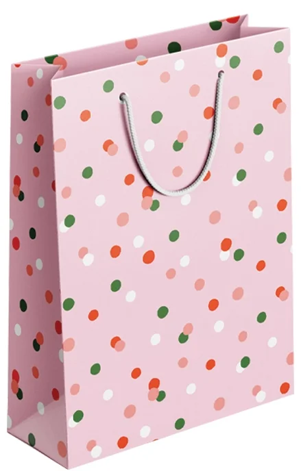 KESKİN KARTON ÇANTA D2 PEMBE PUANTİYE 170034-99