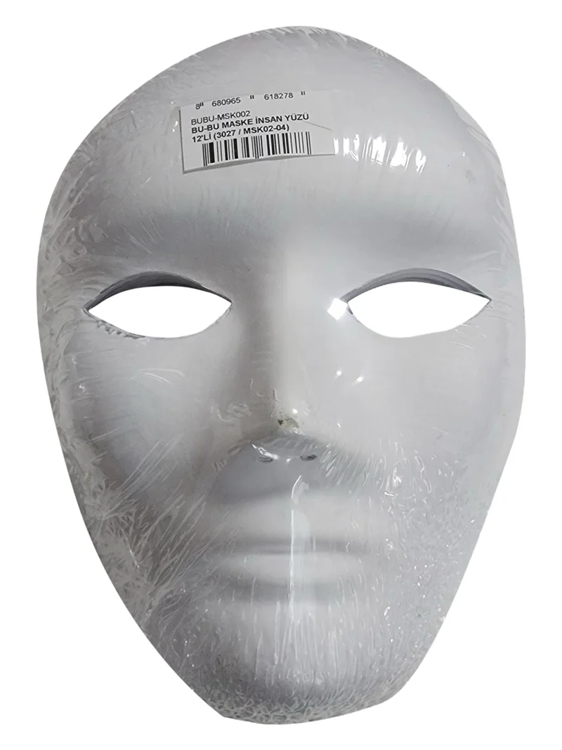 BU-BU MASKE İNSAN YÜZÜ (3027) BUBU-MSK002