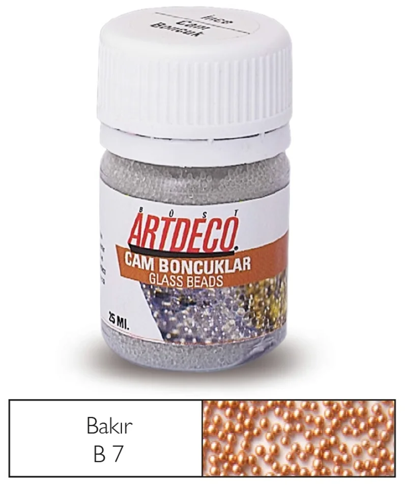 ARTDECO CAM BONCUK 25 ML BAKIR Y-029A-B7