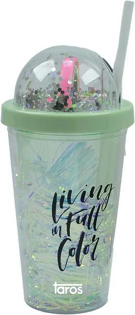 TAROS MILKSHAKE BARDAĞI 450 ML RAINBOW 7761