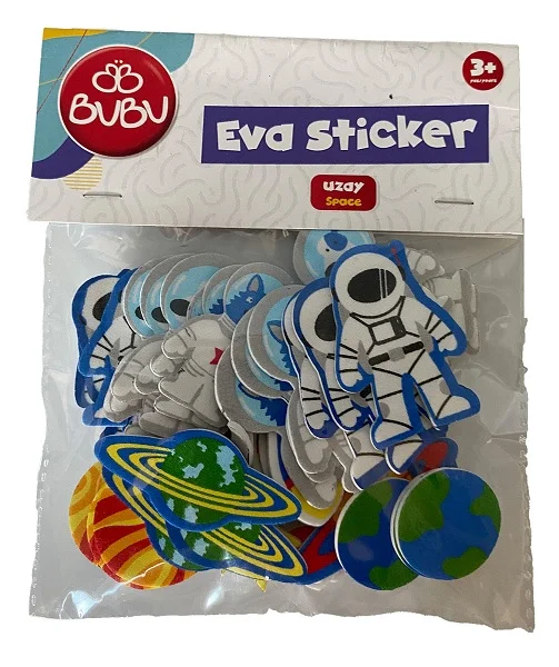 BU-BU EVA STICKER UZAY 42'Lİ BUBU-ST0153