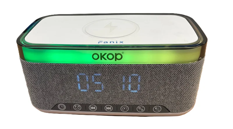 FANIX MASAÜSTÜ HOPARLÖR SAAT ŞARJ İSTASYONU BLUETOOHT YATAY KP-559
