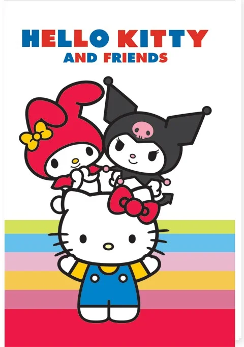 KESKİN BLOKNOT HELLO KITTY AND FRIENDS İKİLİ A7 STAND 140200-13
