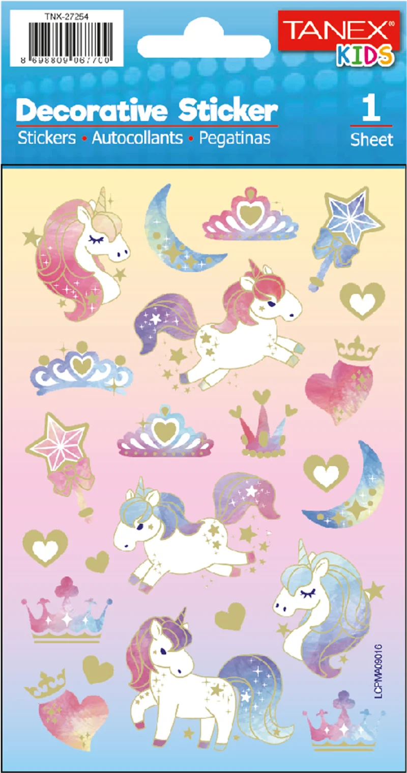 TANEX TNX-27254 PUFFY UNICORN SERİSİ 5 AD. TNX2725405