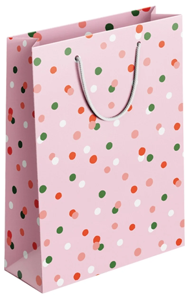 KESKİN KARTON ÇANTA D3 PEMBE PUANTİYE 170035-99