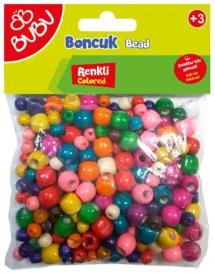 BU-BU BONCUK YUVARLAK RENKLİ BUBU-HS0035