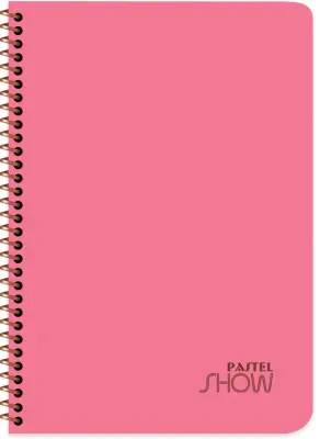 KESKİN DEFTER PASTEL SHOW A4 SPİRALLİ PP KAPAK 200 YP. ÇİZGİLİ 324471-99