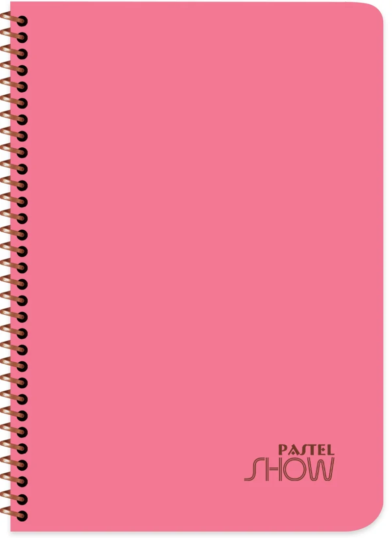 KESKİN DEFTER PASTEL SHOW A4 SPİRALLİ PP KAPAK 200 YP. ÇİZGİLİ 324471-99