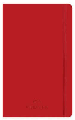 KESKİN DEFTER PREMİER 13x21 CİLTLİ KIRMIZI 96 YP. KARELİ 410634-99