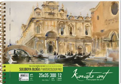 KESKİN KARATİS ART 300GR 25*35 RESİM KAĞIDI 50Lİ PAKET 489001-99