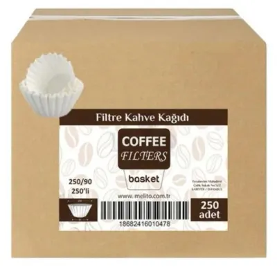 COFFEE FILTERS BROWN 250/90  250 Lİ KAHVE FİLTRE KAĞIDI 1C08381