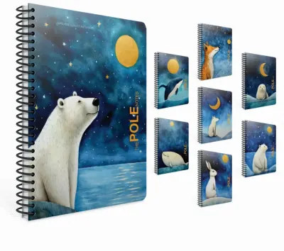 GIPTA POLE NOTES SP.PP KAPAK DEFTER A4 100 ÇİZGİLİ 3-7274000-2011