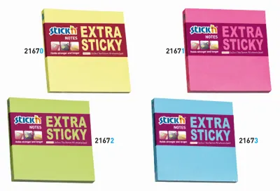 GIPTA GIPTA STICKN 76x76 EXT.YAPIŞKNLI NEON SARI 90YP 4-2167000-5001