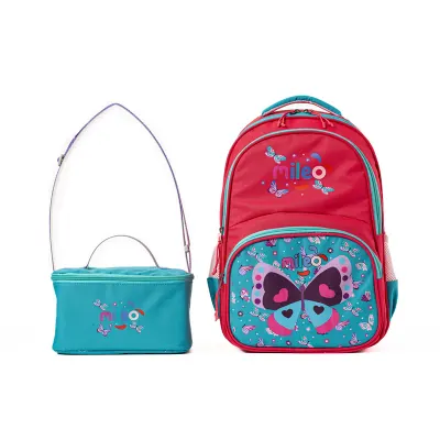 MİLEO BUTTERFLY OKUL ÇANTASI BESLENME ÇANTALI 2824