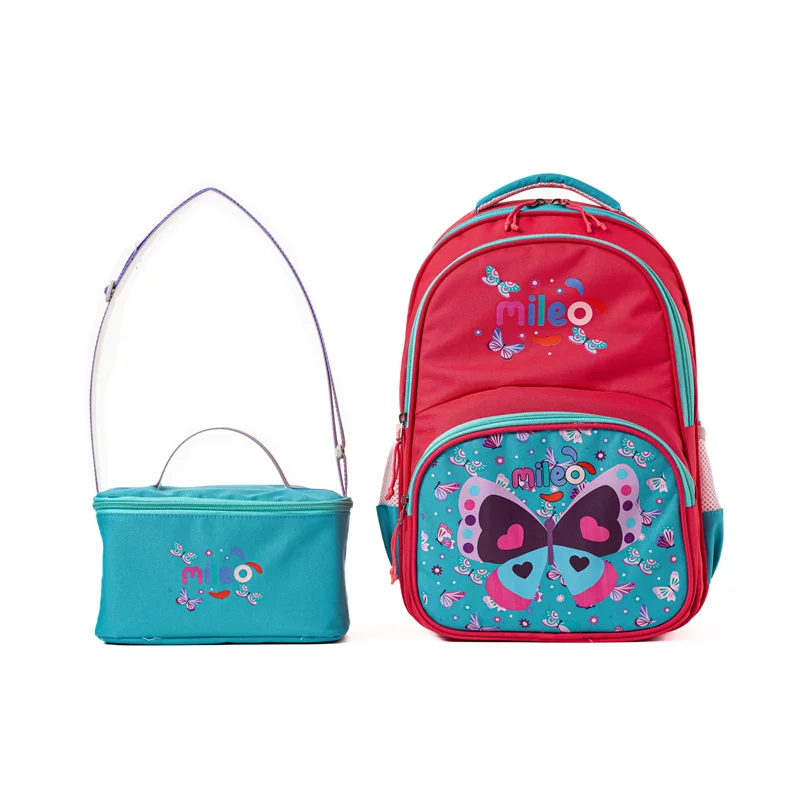 MİLEO BUTTERFLY OKUL ÇANTASI BESLENME ÇANTALI 2824