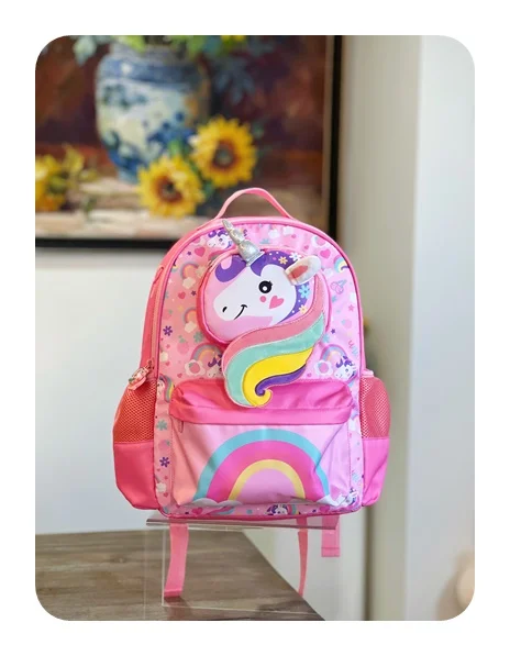 VEST OKUL ÇANTASI UNICORN PEMBE VST-CN0008