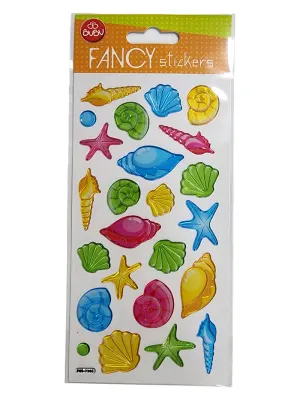 BU-BU DAMLA STICKERS FUNCY DENİZ KABUKLULARI 9X20 BUBU-PUS-7303