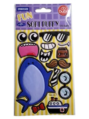 BU-BU SOFT PUFFY STICKERS KÖPEK BALIĞI 20,5X10,5 BUBU-SWP-3605