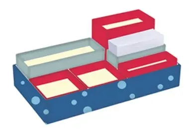 GIPTA SHARK TRAY MODULAR 4-ORG2568-2161