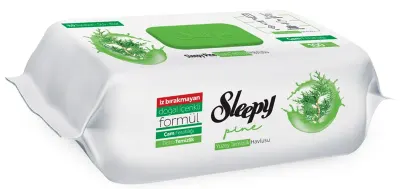 SLEEPY EASY CLEAN YÜZEY TEMİZLİK HAVLUSU 100 LÜ DOĞA SERİSİ ÇAM FERAĞLIĞI (YEŞİL)