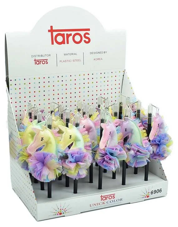 UNICK COLOR KURŞUN KALEM RAINBOW UNICORN TEPELİ 24 LÜ 6906