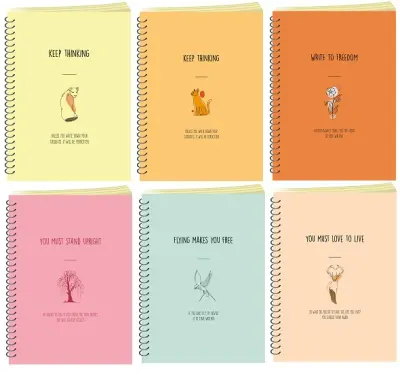 LİLAMOR DEFTER LINE PASTEL SPR.S.KPK. KARELİ 16X22 12'Lİ (6 ASS.) LLM-DF1622-LP03