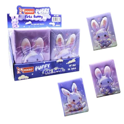 MİKRO NOT DEFTERİ PF-130 PUFFY CUTE BUNNY