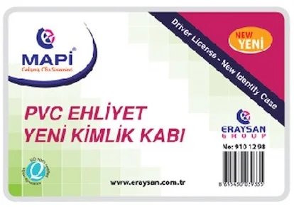 MAPİ EHLİYET KABI PVC 100LÜ 910 12 95
