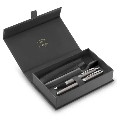 PARKER DOLMA KALEM + TÜKENMEZ KALEM KILIFLI IM SS CT DUO SET 2214458