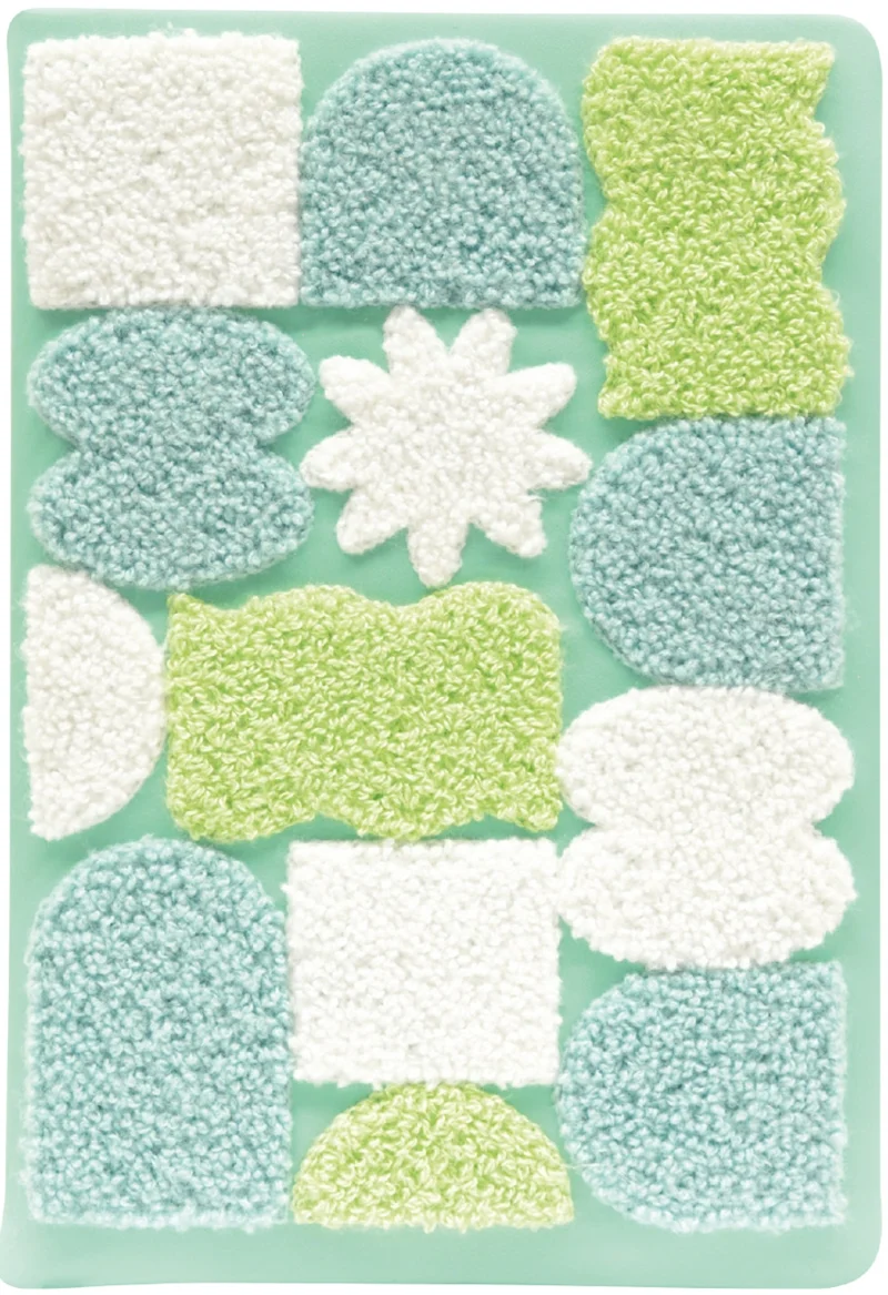 MYNOTE DEFTER PELUŞ KAPAK A5 80 YP ÇİÇEK NAKIŞLI MAVİ 51013904