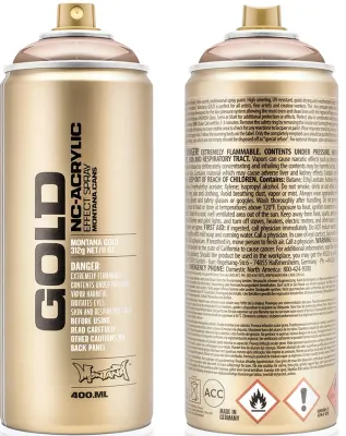 MONTANA GOLD AKRİLİK SPREY BOYA 400 ML COPPER CHROME M2000 LV-MO-285936