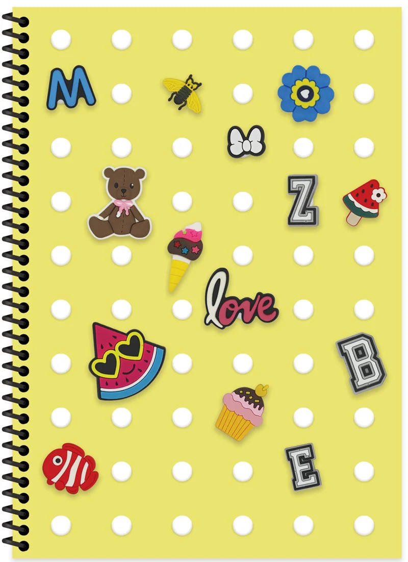KESKİN DEFTER FUN A4 PP KAPAK SPİRALLİ 80 YP. ÇİZGİLİ 323241-99