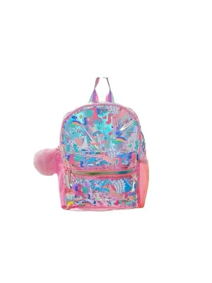 DREAM VEST SIRT ÇANTASI ŞEFFAF HOLOGRAMLI UNICORN SIRT ÇANTASI VST-CN0025