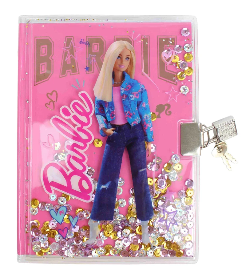 DOLPHIN HATIRA DEFTERİ BARBIE KİLİTLİ PULLU B-804