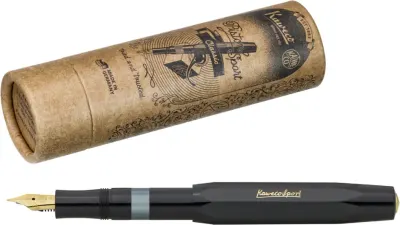 KAWECO DOLMA KALEM KLASİK SORT PISTON FILLER SİYAH F UÇ 11000335