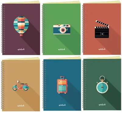 LİLAMOR DEFTER MİNİMAL ICON SPR.S.KPK. DÜZ 16X22 12'Lİ (6 ASS.) LLM-DF1622-IS01