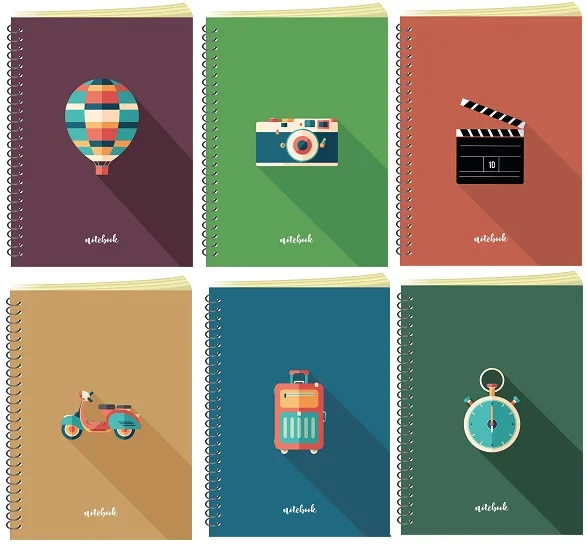 LİLAMOR DEFTER MİNİMAL ICON SPR.S.KPK. DÜZ 16X22 12'Lİ (6 ASS.) LLM-DF1622-IS01